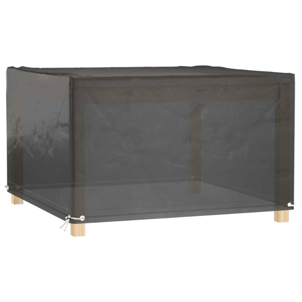 vidaXL Husă pentru mobilier de grădină, 8 ocheți, 125x125x75 cm pătrat