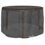 vidaXL Husă mobilier de grădină, 6 ocheți, rotund, Ø125x75 cm vidaXL Husă mobilier de grădină, 6 ocheți, rotund, Ø125x75 cm