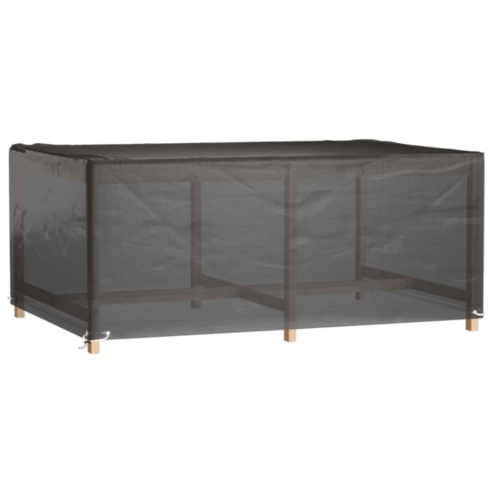 vidaXL Husă pentru mobilier de grădină, 8 ocheți, 180x122x75 cm pătrat