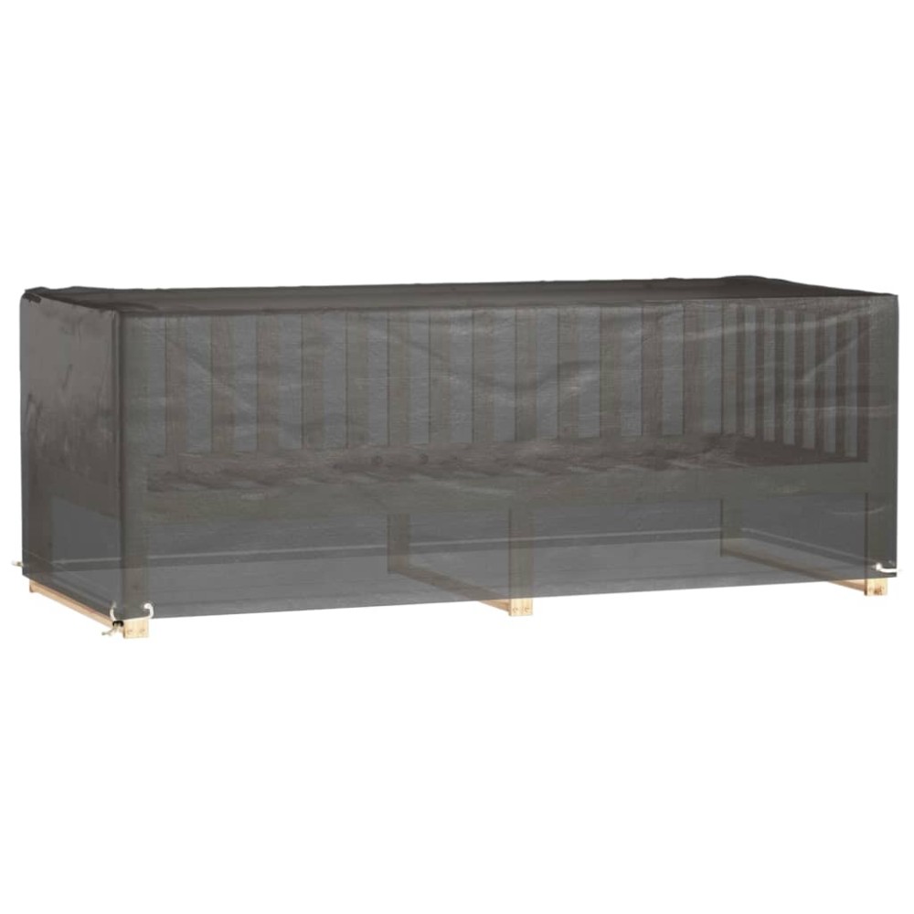 vidaXL Husă pentru mobilier de grădină, 8 ocheți, 192x82x65 cm, pătrat