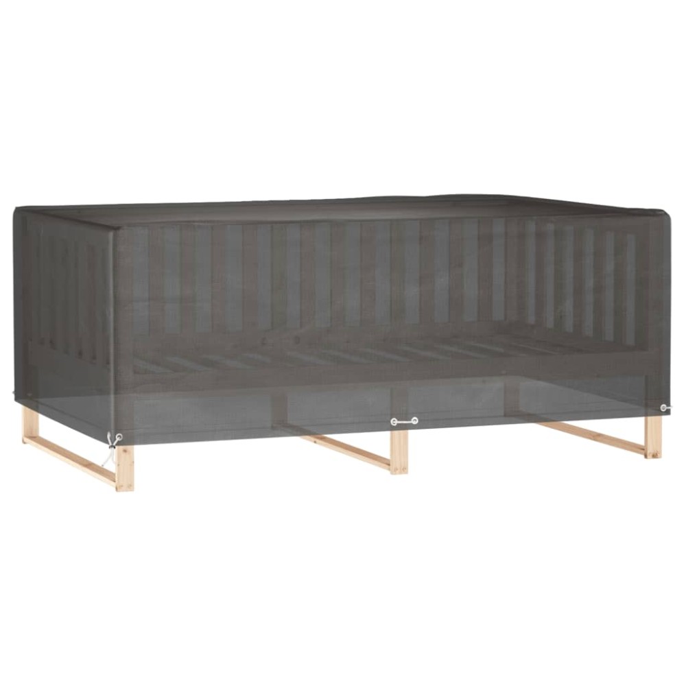 vidaXL Husă pentru mobilier grădină, 12 ocheți, 227x152x65 cm pătrat
