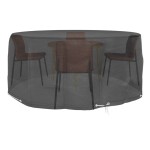 vidaXL Husă mobilier de grădină, 10 ocheți, rotund, Ø260x90 cm vidaXL Husă mobilier de grădină, 10 ocheți, rotund, Ø260x90 cm
