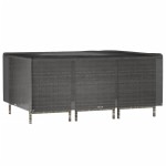 vidaXL Husă pentru mobilier grădină, 12 ocheți, 270x180x90 cm, pătrat vidaXL Husă pentru mobilier grădină, 12 ocheți, 270x180x90 cm, pătrat