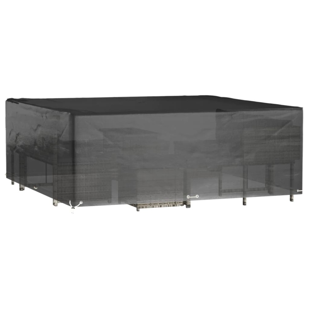 vidaXL Husă pentru mobilier grădină, 16 ocheți, 300x300x75 cm, pătrat