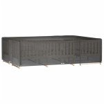 vidaXL Husă pentru mobilier grădină, 16 ocheți, 300x200x75 cm, pătrat vidaXL Husă pentru mobilier grădină, 16 ocheți, 300x200x75 cm, pătrat