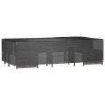 vidaXL Husă pentru mobilier grădină, 12 ocheți, 315x160x75 cm, pătrat vidaXL Husă pentru mobilier grădină, 12 ocheți, 315x160x75 cm, pătrat