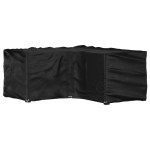 vidaXL Husă mobilier de grădină în formă de L 12 ocheți, 185x185x90 cm vidaXL Husă mobilier de grădină în formă de L 12 ocheți, 185x185x90 cm