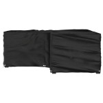 vidaXL Husă mobilier de grădină în formă de L 16 ocheți, 215x215x70 cm