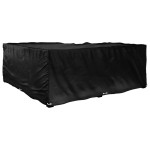 vidaXL Husă mobilier de grădină în formă de L 16 ocheți, 215x215x70 cm