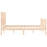 vidaXL Cadru de pat fără saltea, 140x190 cm, lemn masiv de pin vidaXL Cadru de pat fără saltea, 140x190 cm, lemn masiv de pin