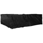 vidaXL Husă mobilier de grădină în formă de L 18 ocheți, 285x220x80 cm vidaXL Husă mobilier de grădină în formă de L 18 ocheți, 285x220x80 cm