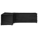 vidaXL Husă mobilier de grădină în formă de L 16 ocheți, 210x260x80 cm vidaXL Husă mobilier de grădină în formă de L 16 ocheți, 210x260x80 cm