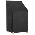 vidaXL Husă scaun grădină, 8 ocheți, 65x65x80/120 cm, polietilenă vidaXL Husă scaun grădină, 8 ocheți, 65x65x80/120 cm, polietilenă