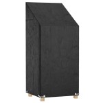 vidaXL Husă scaun grădină, 8 ocheți, 65x65x110/150 cm, polietilenă vidaXL Husă scaun grădină, 8 ocheți, 65x65x110/150 cm, polietilenă