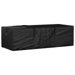 vidaXL Geantă depozitare perne grădină, negru 135x40x55 cm polietilenă vidaXL Geantă depozitare perne grădină, negru 135x40x55 cm polietilenă