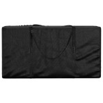 vidaXL Geantă depozitare perne grădină, negru 150x75x75 cm polietilenă