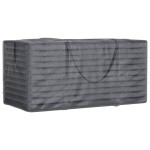 vidaXL Geantă depozitare perne grădină, negru 150x75x75 cm polietilenă