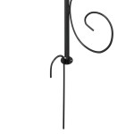 vidaXL Arcadă de grădină, negru, Ø180x255 cm, oțel vidaXL Arcadă de grădină, negru, Ø180x255 cm, oțel
