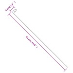 vidaXL Țăruși plante de grădină, 20 buc., verde închis, 91 cm, oțel