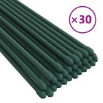 vidaXL Țăruși pentru plante de grădină, 20 buc., negru, 61 cm, oțel vidaXL Țăruși pentru plante de grădină, 20 buc., negru, 61 cm, oțel
