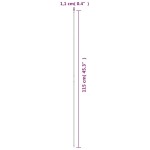 vidaXL Țăruși pentru plante de grădină, 30 buc., verde, 115 cm, oțel vidaXL Țăruși pentru plante de grădină, 30 buc., verde, 115 cm, oțel