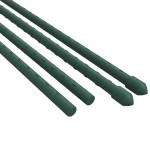 vidaXL Țăruși pentru plante de grădină, 30 buc., verde, 180 cm, oțel vidaXL Țăruși pentru plante de grădină, 30 buc., verde, 180 cm, oțel