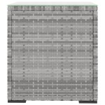 vidaXL Masă laterală, gri, 40x37x40,5 cm poliratan/sticlă securizată vidaXL Masă laterală, gri, 40x37x40,5 cm poliratan/sticlă securizată