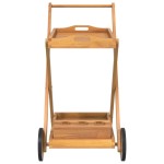 vidaXL Cărucior pentru ceai, 54x87x90 cm, lemn masiv de acacia vidaXL Cărucior pentru ceai, 54x87x90 cm, lemn masiv de acacia