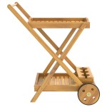 vidaXL Cărucior pentru ceai, 54x87x90 cm, lemn masiv de acacia vidaXL Cărucior pentru ceai, 54x87x90 cm, lemn masiv de acacia