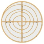 vidaXL Masă de bucătărie, Ø50 cm , sticlă securizată și oțel vidaXL Masă de bucătărie, Ø50 cm , sticlă securizată și oțel