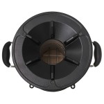 vidaXL Aragaz cu lemne pentru camping, argintiu, 45,5x33x25,5 cm, oțel vidaXL Aragaz cu lemne pentru camping, argintiu, 45,5x33x25,5 cm, oțel