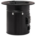 vidaXL Aragaz cu lemne pentru camping, negru, 50x33,5x30,5 cm, oțel vidaXL Aragaz cu lemne pentru camping, negru, 50x33,5x30,5 cm, oțel