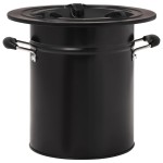 vidaXL Aragaz cu lemne pentru camping, negru, 50x33,5x30,5 cm, oțel vidaXL Aragaz cu lemne pentru camping, negru, 50x33,5x30,5 cm, oțel