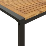 vidaXL Masă grădină picioare formă de U 140x80x75 cm lemn masiv acacia vidaXL Masă grădină picioare formă de U 140x80x75 cm lemn masiv acacia