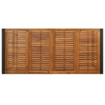 vidaXL Masă grădină picioare formă de U 200x90x75 cm lemn masiv acacia