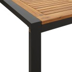 vidaXL Masă grădină picioare formă de U 200x90x75 cm lemn masiv acacia