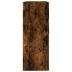 vidaXL Dulapuri montate pe perete, 2 buc, stejar afumat, 69,5x34x90 cm