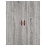 vidaXL Dulapuri montate pe perete, 2 buc, gri sonoma, 69,5x34x90 cm