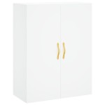 vidaXL Dulapuri cu montaj pe perete, 2 buc, alb, 69,5x34x90 cm
