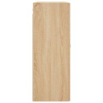 vidaXL Dulapuri montate pe perete, 2 buc, stejar sonoma, 69,5x34x90 cm
