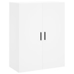 vidaXL Dulapuri cu montaj pe perete, 2 buc, alb, 69,5x34x90 cm