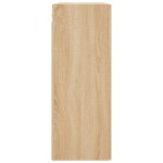 vidaXL Dulapuri montate pe perete, 2 buc, stejar sonoma, 69,5x34x90 cm