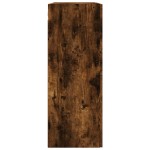 vidaXL Dulapuri montate pe perete, 2 buc, stejar afumat, 69,5x34x90 cm