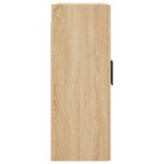vidaXL Dulapuri montate pe perete, 2 buc, stejar sonoma, 69,5x34x90 cm