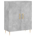 vidaXL Dulap înalt, gri beton, 69,5x34x180, lemn compozit