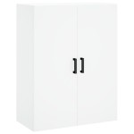 vidaXL Dulap înalt, alb, 69,5x34x180 cm, lemn compozit vidaXL Dulap înalt, alb, 69,5x34x180 cm, lemn compozit