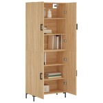 vidaXL Dulap înalt, stejar sonoma, 69,5x34x180 cm, lemn compozit
