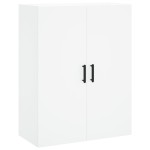 vidaXL Dulap înalt, alb, 69,5x34x180 cm, lemn compozit