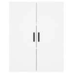 vidaXL Dulap înalt, alb, 69,5x34x180 cm, lemn compozit