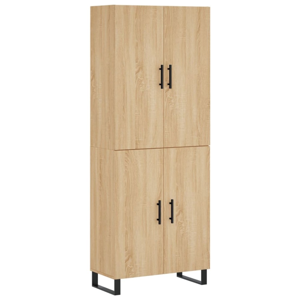 vidaXL Dulap înalt, stejar sonoma, 69,5x34x180 cm, lemn compozit